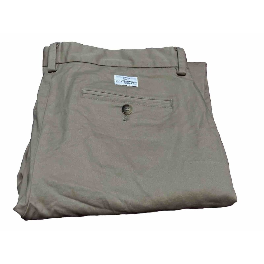 Vineyard Vines Pants Mens 32x30 Beige Cotton Club Classic Fit Golf Preppy